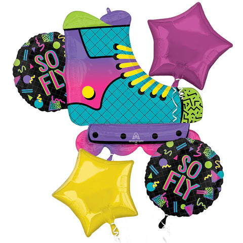 Anagram 90’s Party Balloon Bouquet